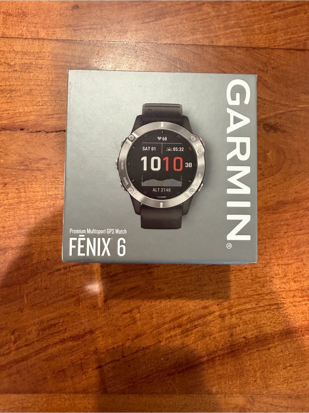 garmin Fēnix 6 Stainless Bezel with Black Band